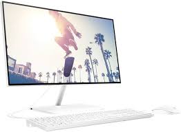 New AIO 2024 HP 24-CB1013NH Intel Core i7-12thScreen Size 23.8 NON Touch 8 GB DDR4 SSD 512GBGraphic VGA Intel Iris-X Windows 11PColor White One Year Warranty